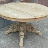 Oval oak table