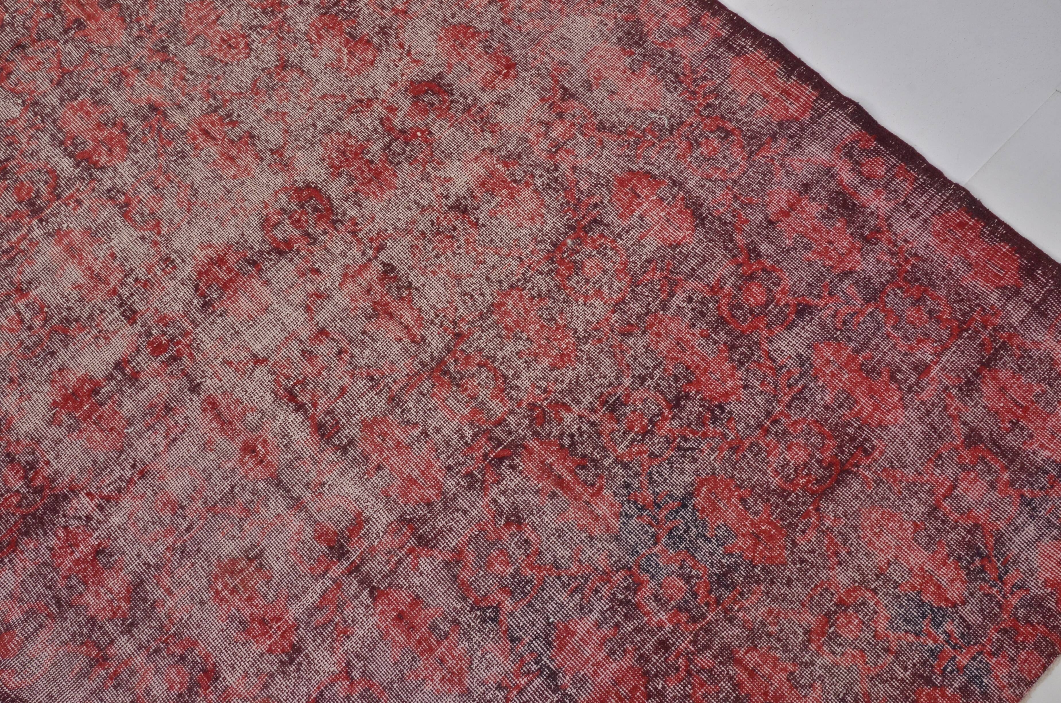 Red Turkish Oushak Rug sku 1502