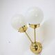 Space age sputnik brass wall lamps - 1970s, more pieces available
