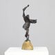Sculpture en bronze de l'artiste néerlandais Hugo Hol, années 1970