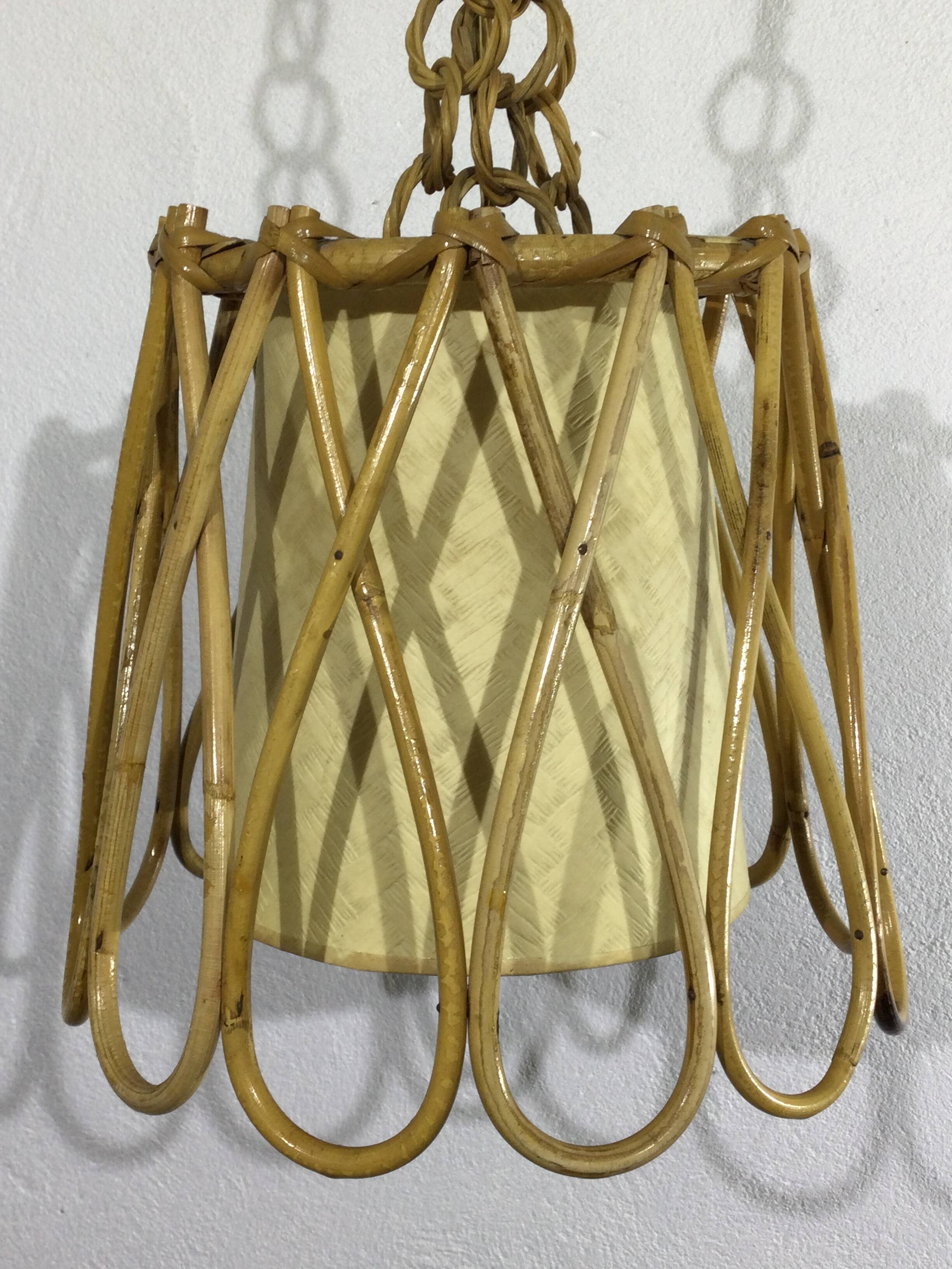 Rattan suspension