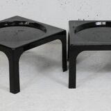 Paire de table basses space age en fibre de verre, circa 1970