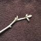 11 cm sculpted fine salt tea spoon