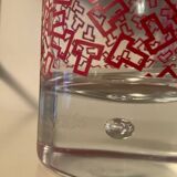 Set of 4 vintage Durobor glasses with bubble foot