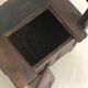 18th century solid oak chest armchair