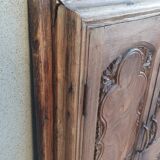 Anciennes portes de placard, bibliothèque murale en hêtre (2)