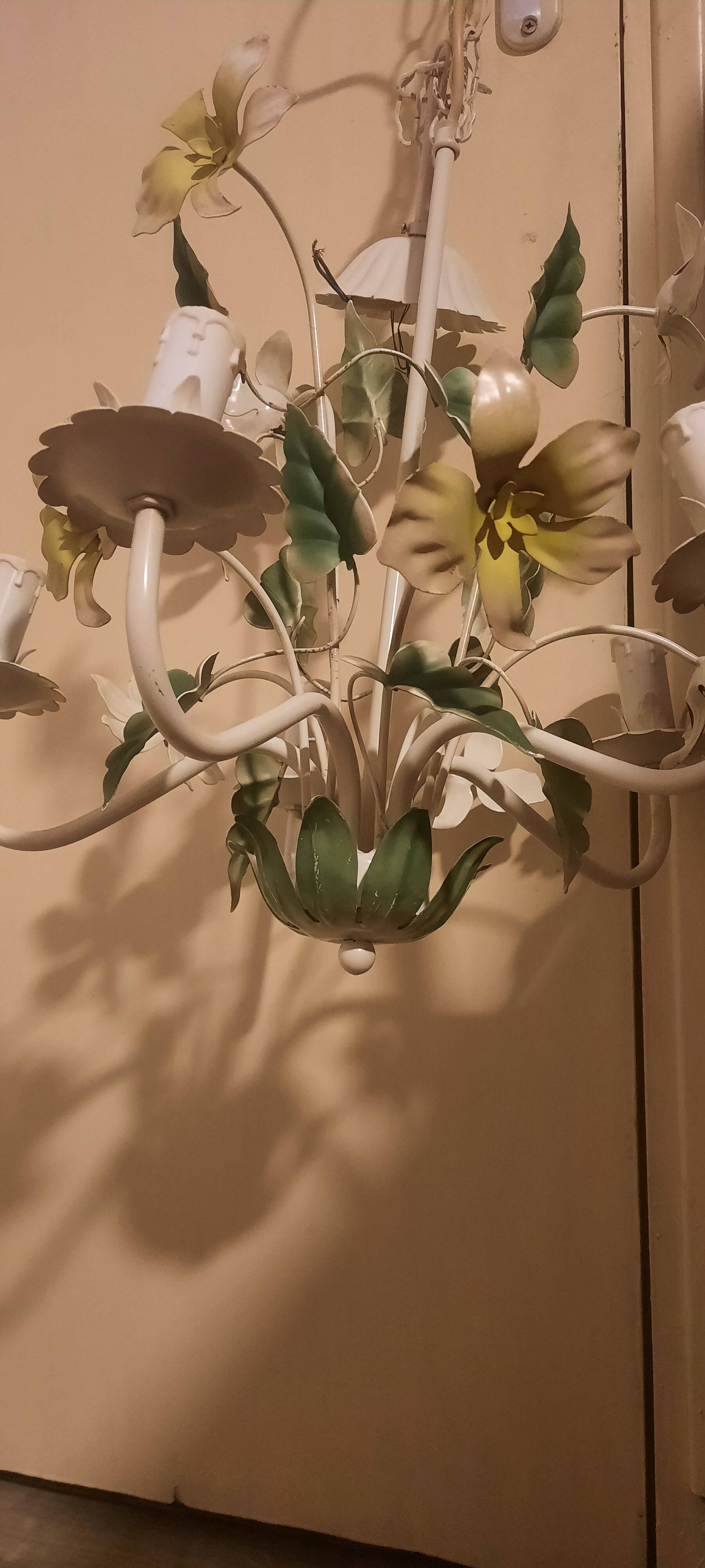 Vintage floral chandelier