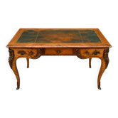 French flat desk in Louis XV style and bronze