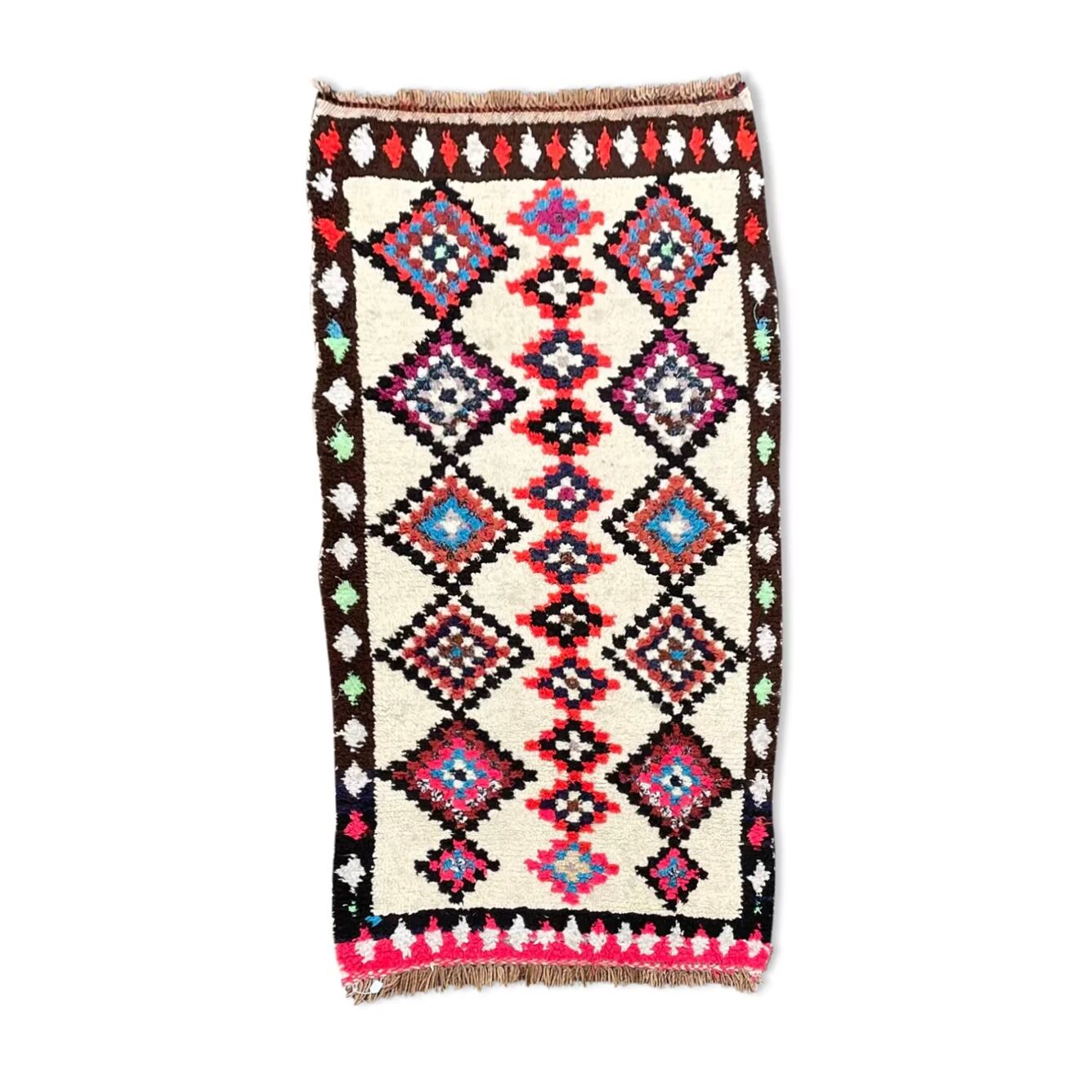 Moroccan carpet azilal 90x180 cm