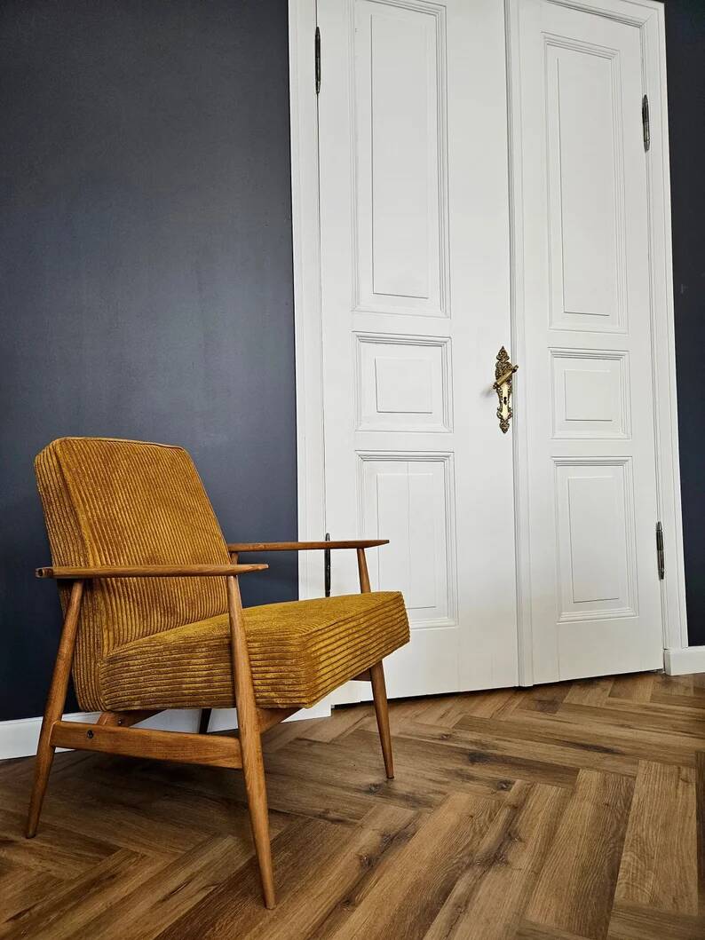 Original vintage polish chair 300-190 from the 1960s designed by h. lisa. personalisation!