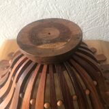 Vintage wood trinket bowl