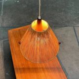 Teak pendant lamp Type 324 from the mid-century by Temde, 1960s.