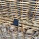 Large vintage wicker trunk