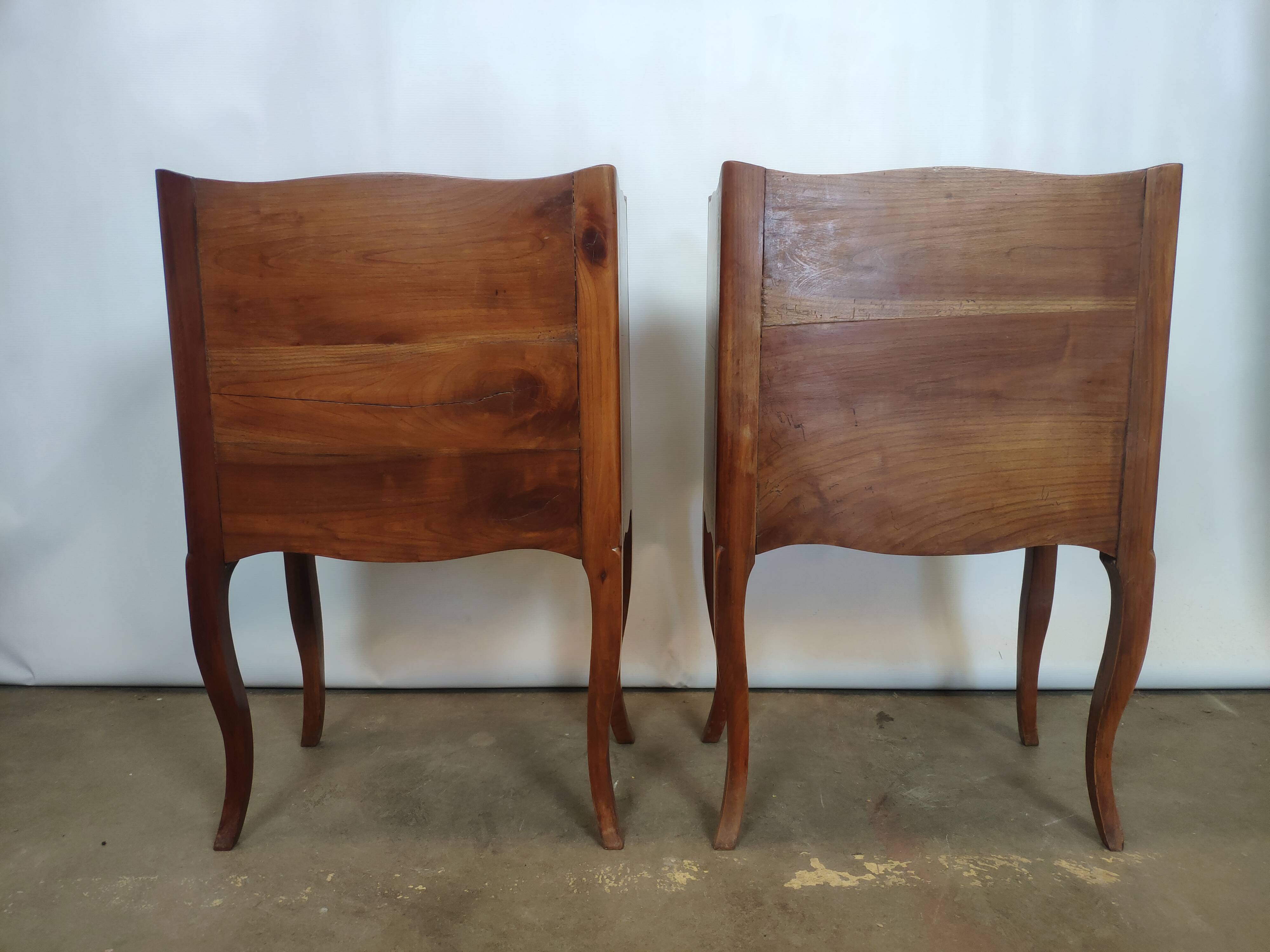 Louis XV style bedside tables
