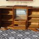 Art Deco enfilade in solid walnut
