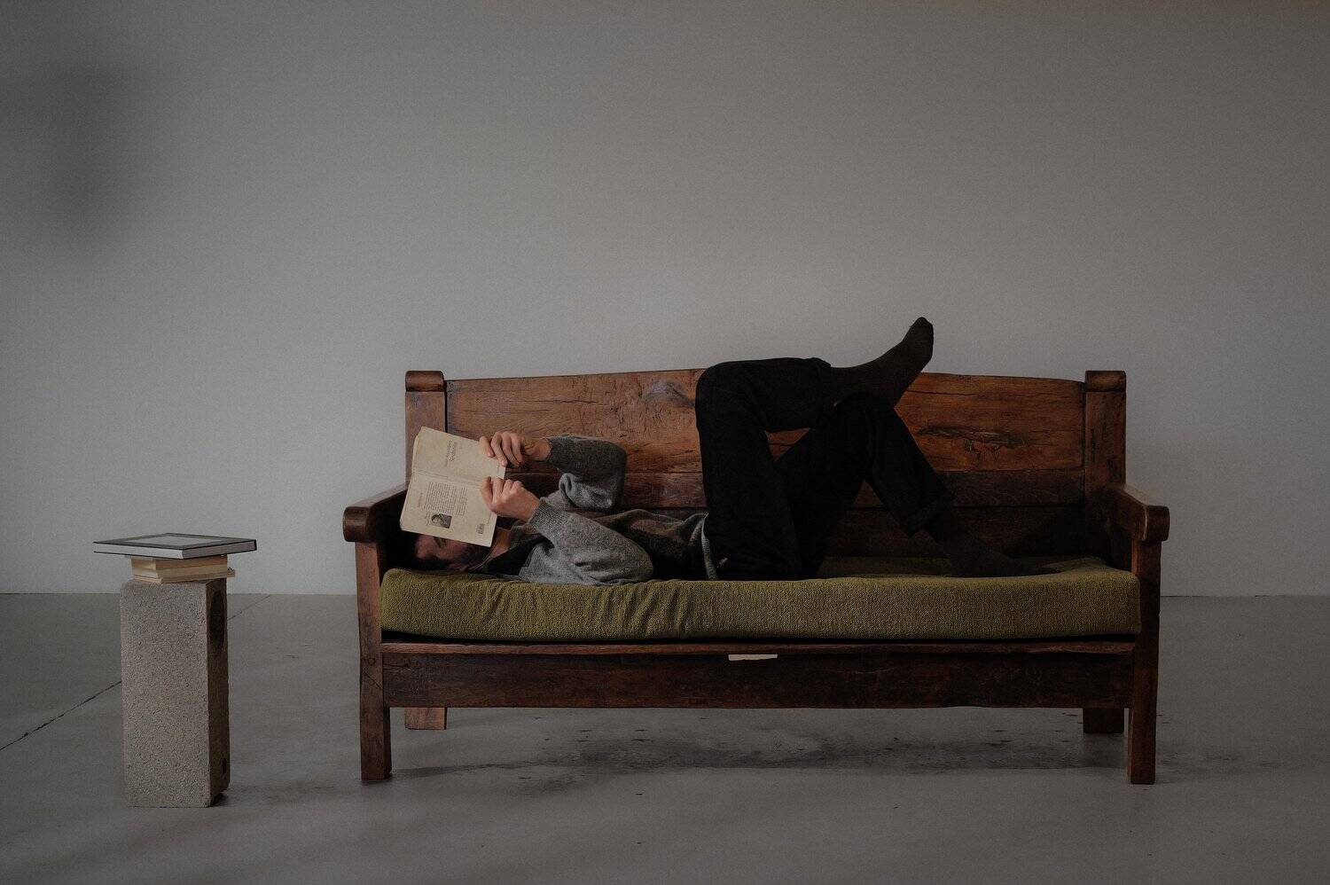 Mountain bench, folk art, 1800