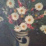Oil on panel signed 79 cm x 69 cm