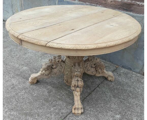 Table ovale en chêne
