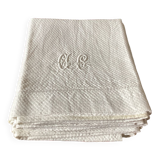 5 towels with monogram