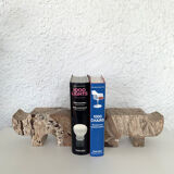 Pair of travertine rhinoceros bookends by Fratelli Mannelli, 1970s