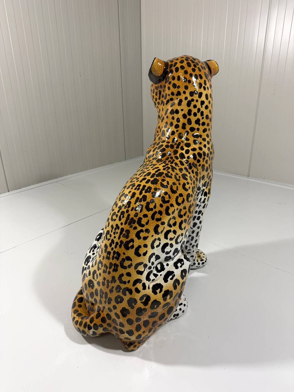 Large Italian ceramic leopard 1970’s