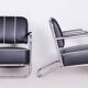 Bauhaus Lounge Chairs in Leather from Mücke Melder, 1930s, Set of 2