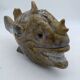 Glazed ceramic fish. Monkfish or monkfish. Can be used as a soliflore.