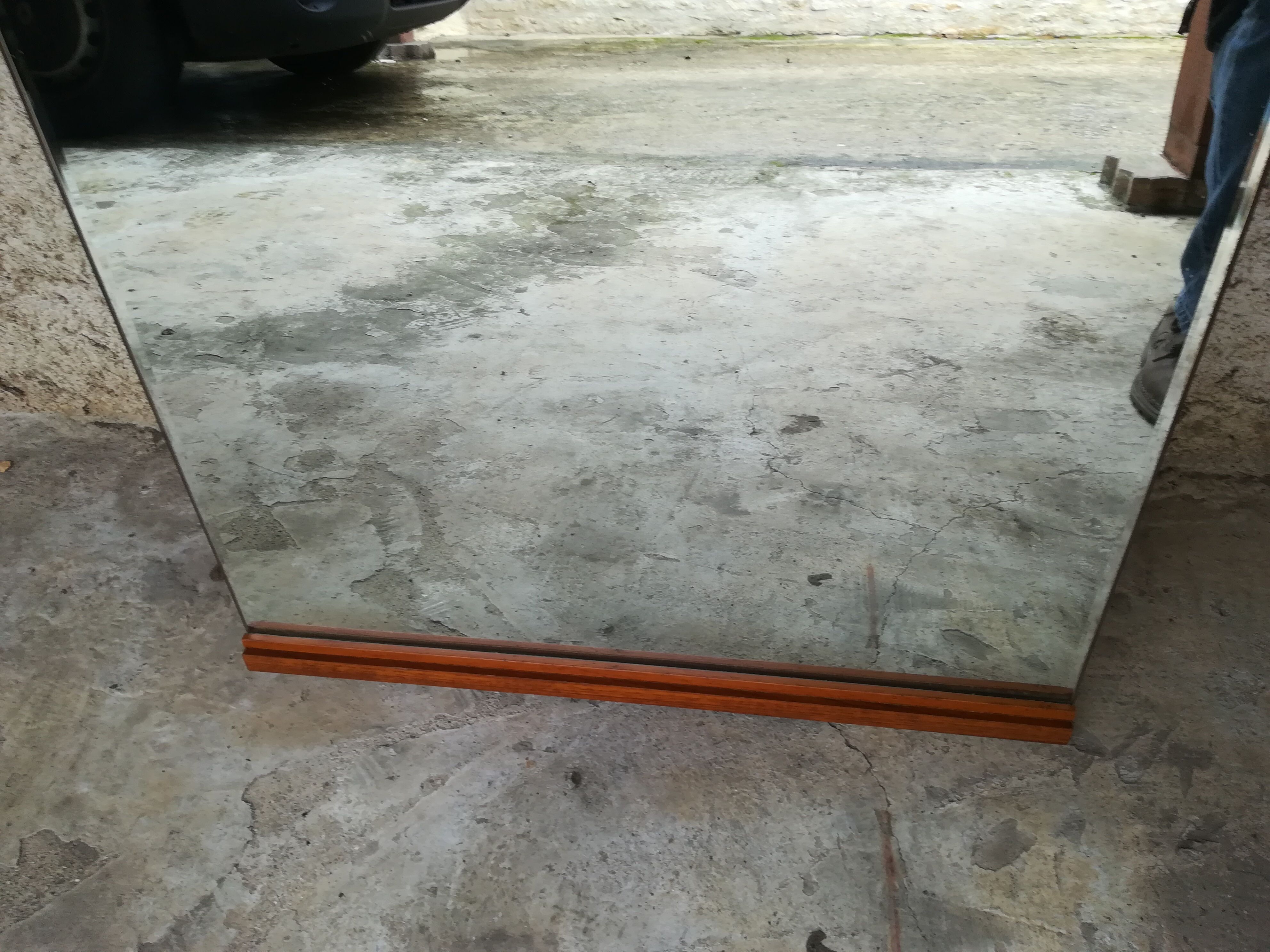 Scandinavian mirror 60's 103 cmx62 cm