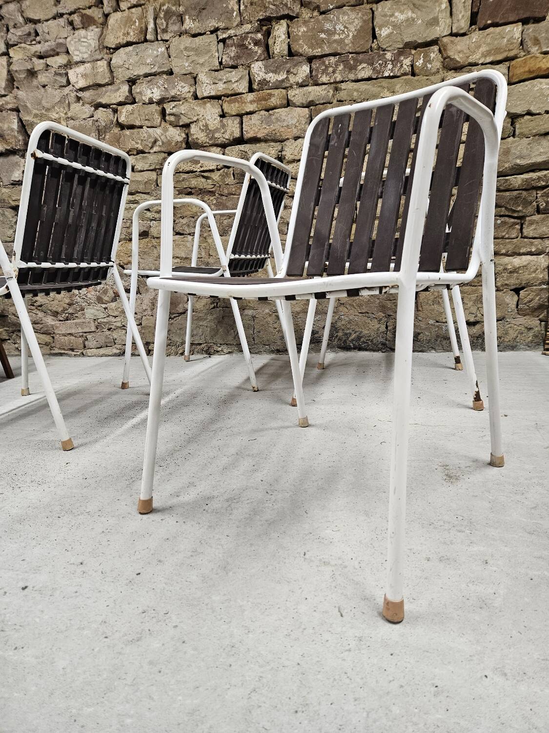 4 EMU chairs, Rio model, 1960