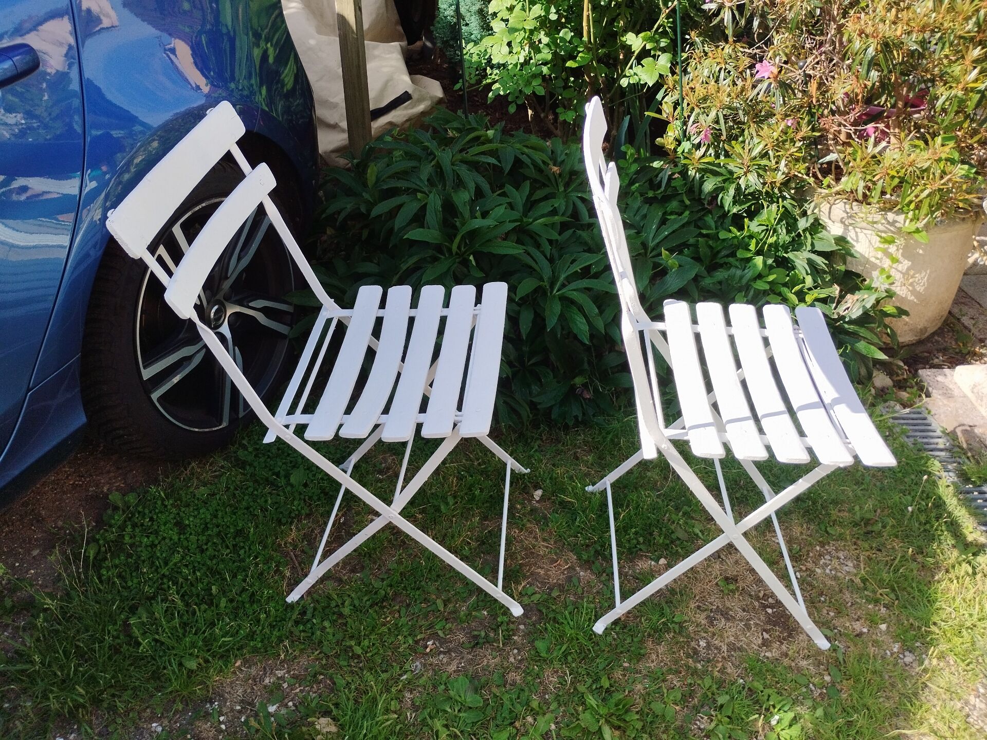 Salon de jardin ancien en fer