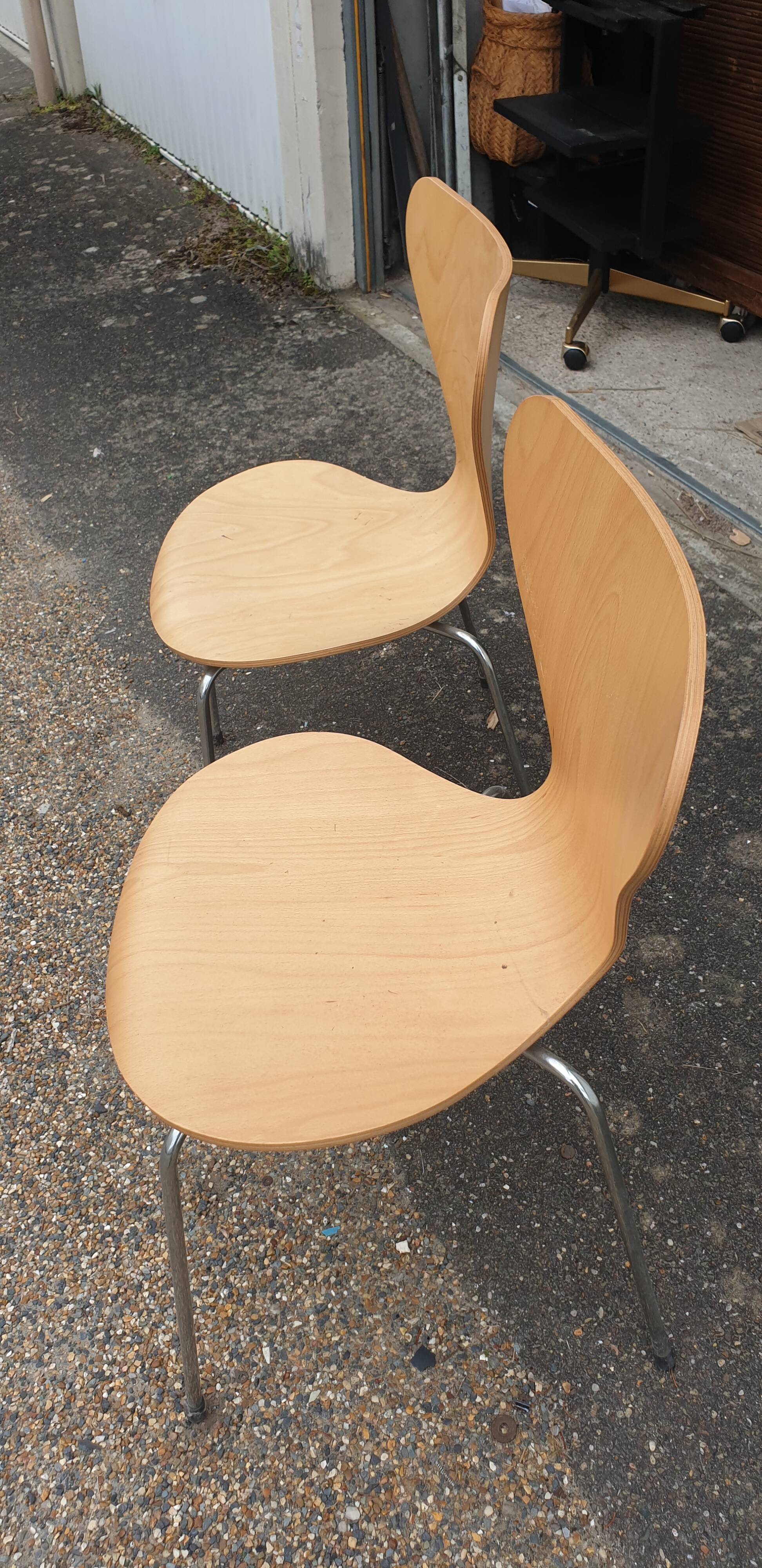 Pair of designer chairs