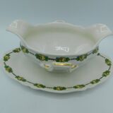 Limoges porcelain saucière - Martin Charles