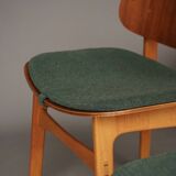 Model 155 Shell Chairs by Børge Mogensen for Søborg Møbelfabrik. Denmark