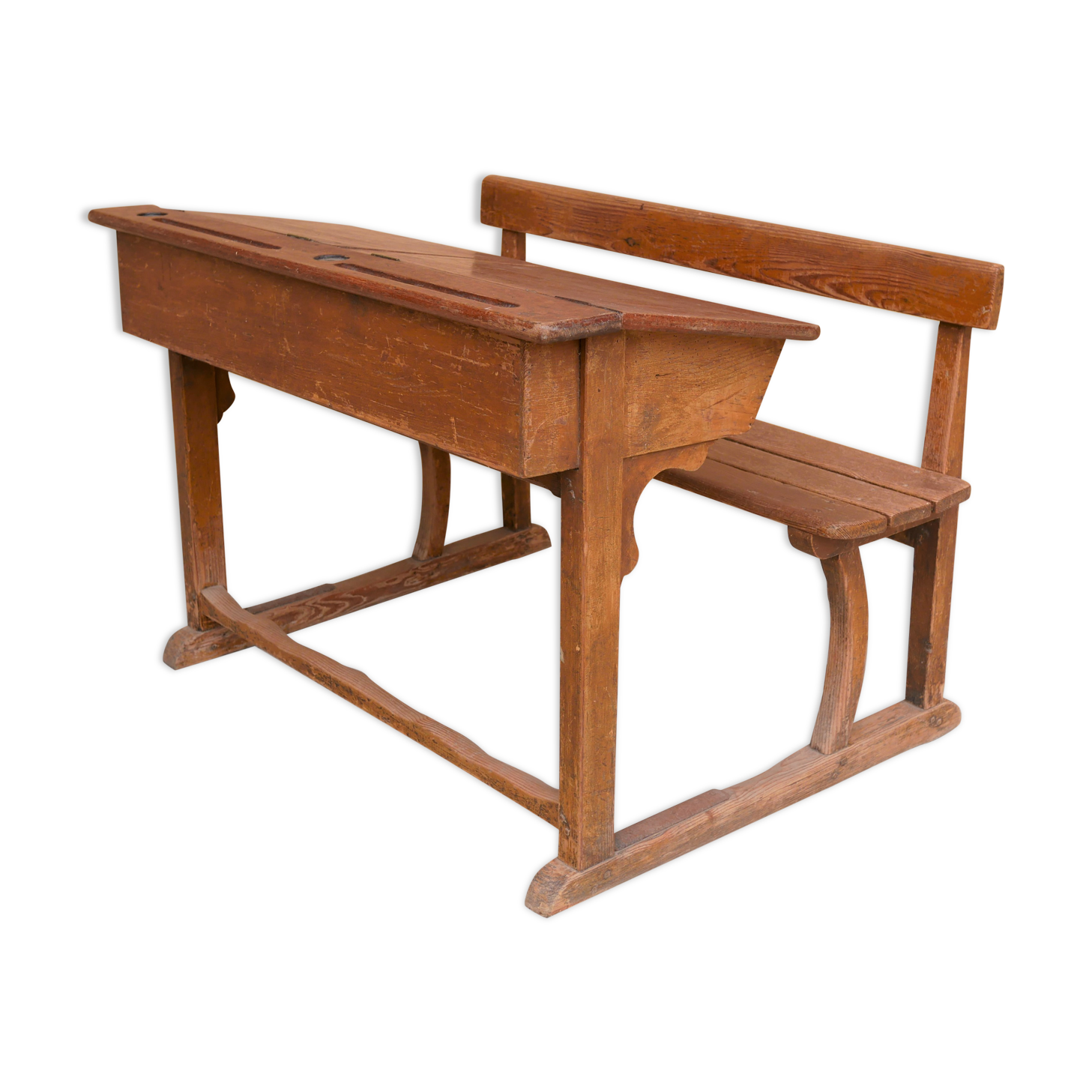 Schoolboy desk desk vintage desk in solid wood