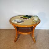 Rattan coffee table
