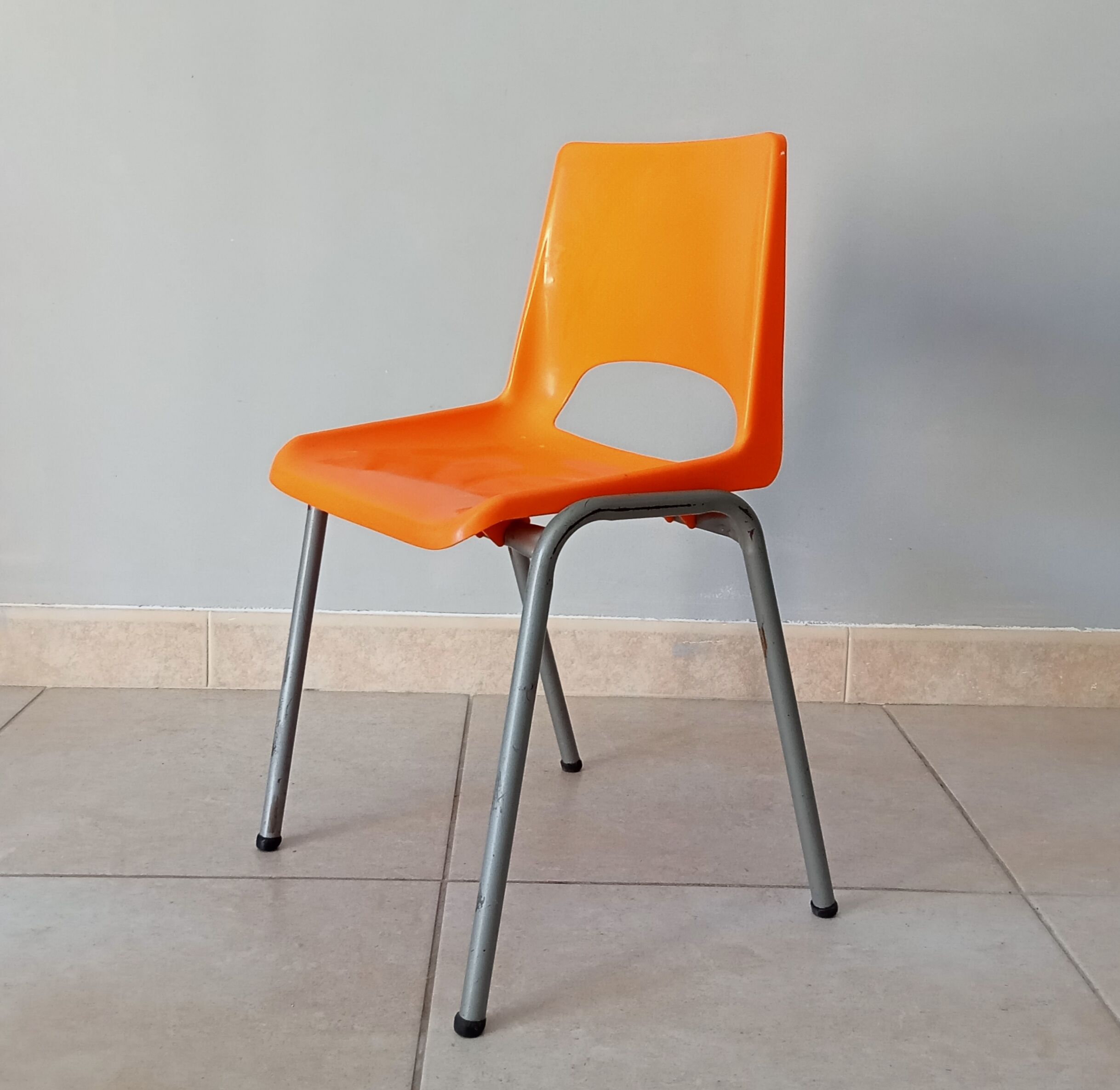 Pair of 70s kindergarten chairs