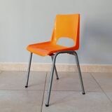 Pair of 70s kindergarten chairs