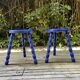 Pair of twisted stools or tables