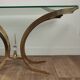 Table basse italienne en laiton