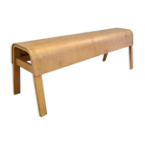 Banc en bouleau plié