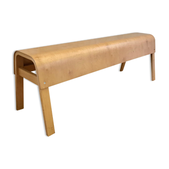 Banc en bouleau plié