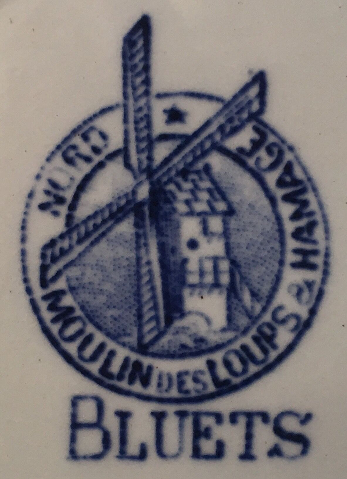 Series of 7 plates "mill of wolves & hamage.