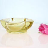 Nice empty yellow crystal pocket, vintage