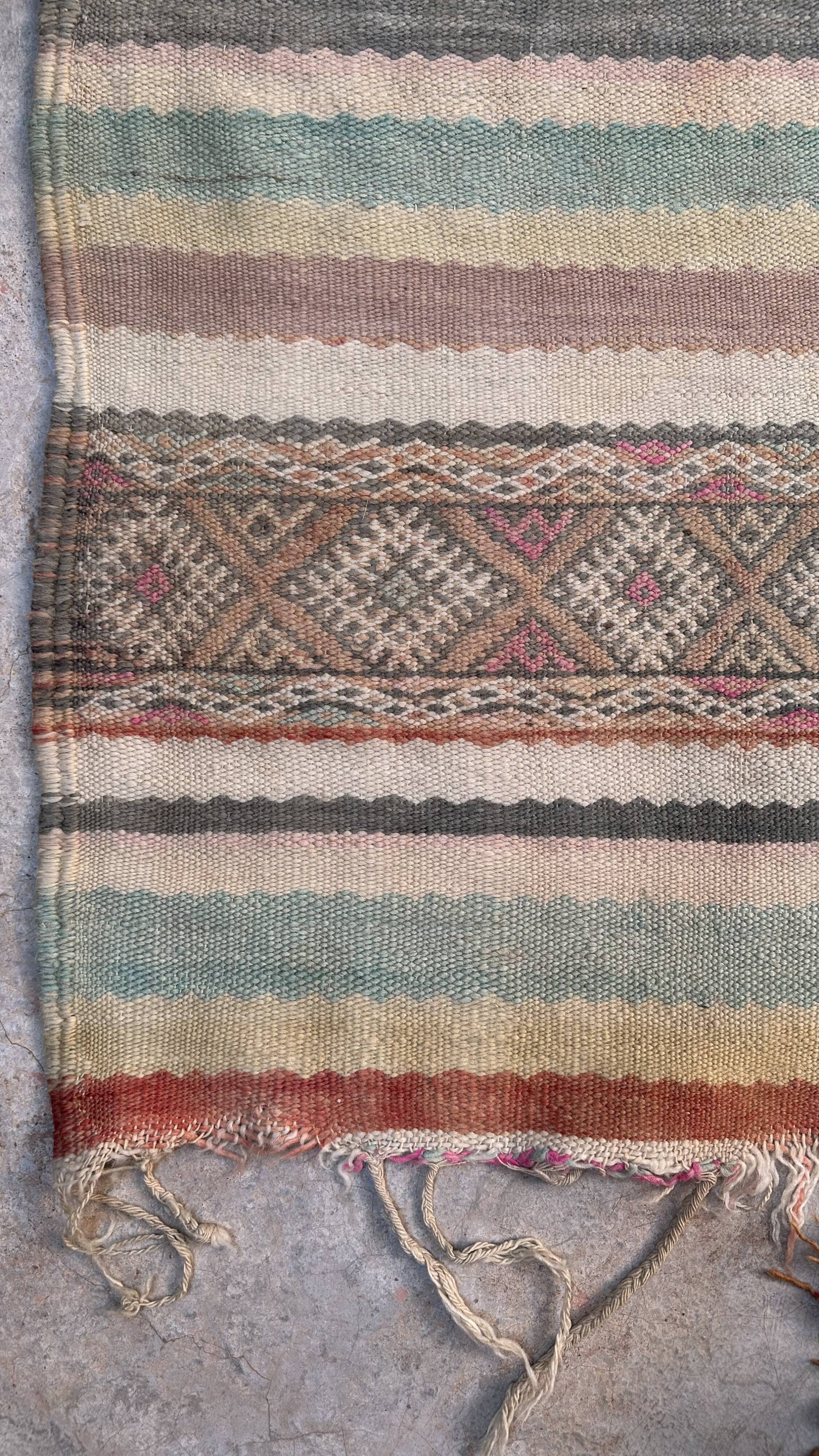 Moroccan Kilim Zayan Rug - 350 x 180 cm