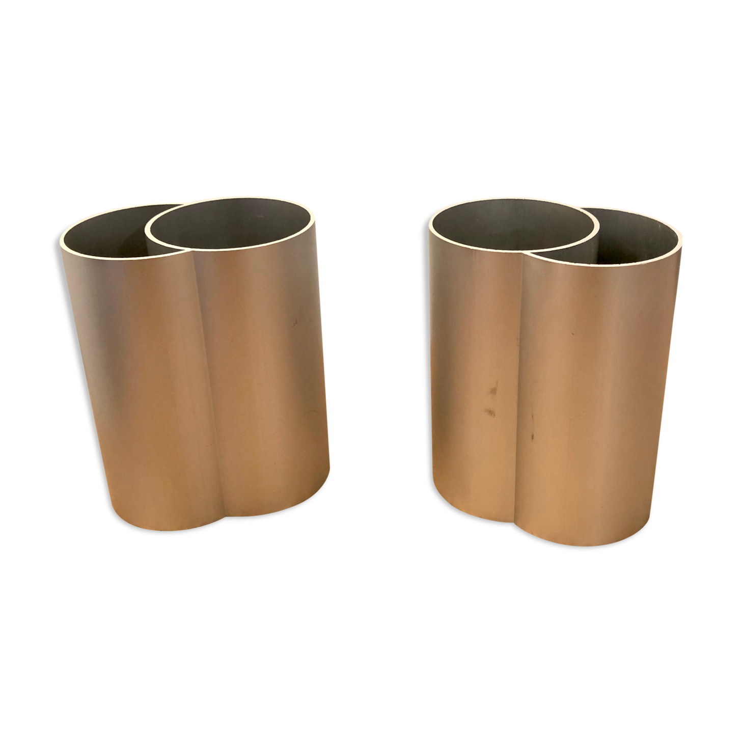 Pair of minimalist vase, 70s