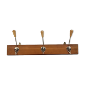 Vintage style hook 3 hooks in wood and metal