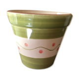 colored ceramic pot cover