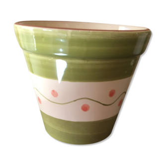 colored ceramic pot cover