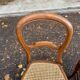 2 Louis Philippe caned chairs in solid wood from the 20th century