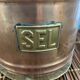 Copper and brass salt box